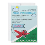 Airplane Landing - kids birthday invitation-5