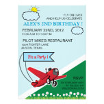 Airplane Landing - kids birthday invitation-5