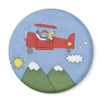 Airplane Refrigerator Magnet