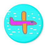 Airplane magnet