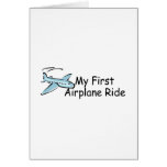 Airplane My First Airplane Ride Greeting Cards