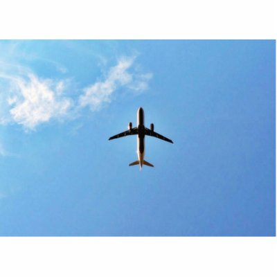 Airplane On Sky Photo Cutouts by lifesphere