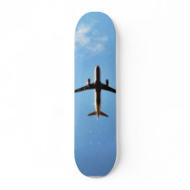 Airplane On Sky Custom Skate Board