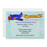 Airplane Party Personalized Invite