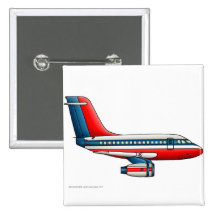 Airplane Passenger Jet Plane Pins