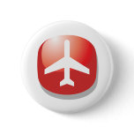 Airplane Red Easy Button