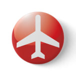 Airplane Red Easy Button