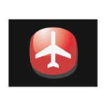 Airplane Red Easy Button