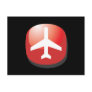 Airplane Red Easy Button
