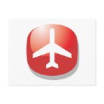 Airplane Red Easy Button