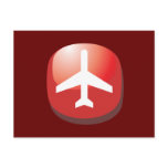 Airplane Red Easy Button