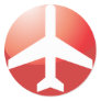 Airplane Red Easy Button
