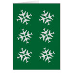 Airplane Snowflake Card