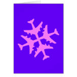 Airplane Snowflake Cards