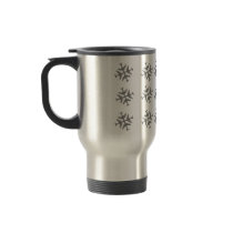Airplane Snowflake Coffee Mug