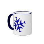 Airplane Snowflake Coffee Mug