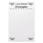 Airplane Stationary stationery