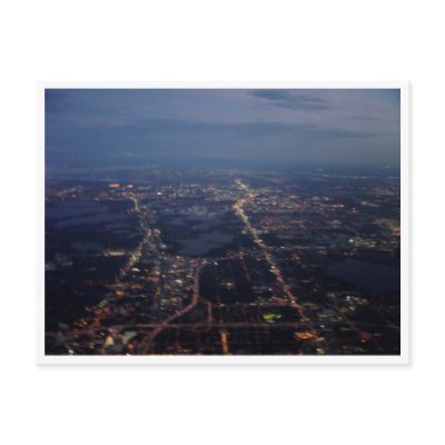 Airplane View Postcard by HollyBerry44