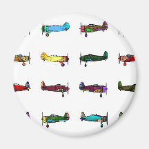airplanes fridge magnet