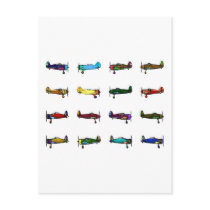 airplanes postcards