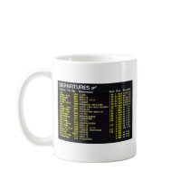 Airport Departures Mug