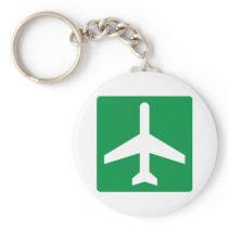 Airport Higway Sign Keychains