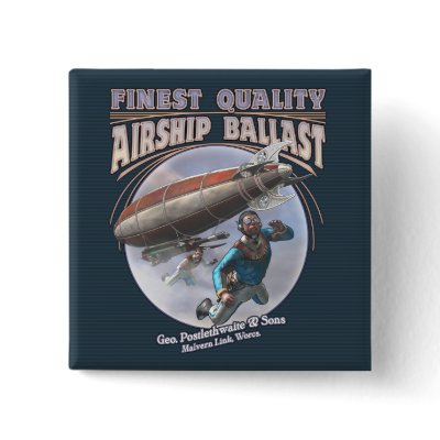 Airship Ballast Square Button by Retropolis_Travel