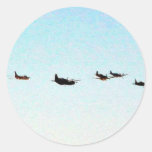 Airshow Fighters Airplanes Sticker