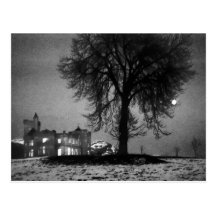 Airthrey Castle in Winter Post Card