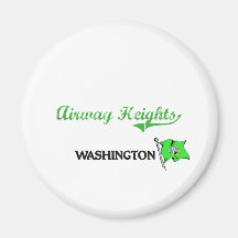 Airway Heights Washington City Classic Fridge Magnets