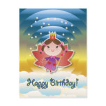 Airy Fairy Up in the Air Birthday Postcard