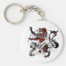 Aitken Tartan Lion Keychain