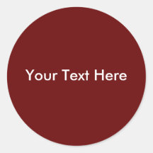 Ajoutez votre image ou texte ici autocollants ronds