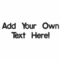 Ajoutez votre propre texte ici chemises brodées