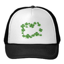 Ajoutez votre texte, conception de shamrock casquettes