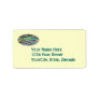AJS Popper "Water Dragon" Saltwater Fishing Lure Personalized Address Label