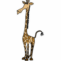 AK- Whimsical Giraffe Photo Sculpture