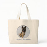 Akita Granddog Tote Bags