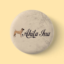 Akita Inu buttons