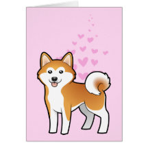 Akita Inu / Shiba Inu Love Cards
