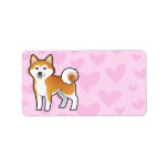 Akita Inu / Shiba Inu Love Personalized Address Labels