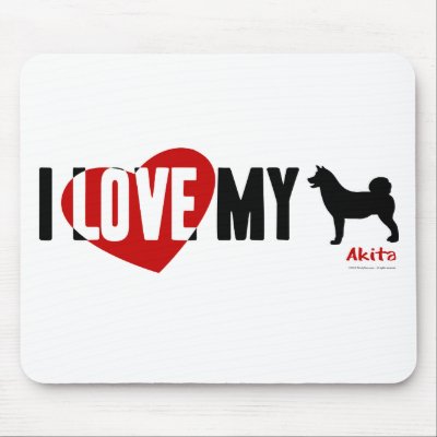 Akita Mouse Pad by taoofblue