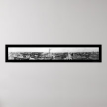 Akron Ohio Photo 1911 Print