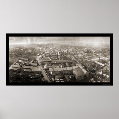 Akron Works Ohio Photo 1907 Posters by lc_panoramicphotos