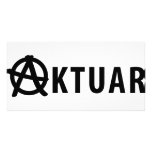 aktuar icon personalized photo card