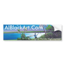 Al Black Art Bumper Stickers