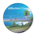 Al Black Art magnets