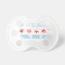 Al Capone Chicago Flag Pacifiers