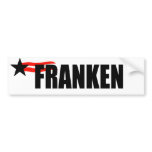 AL FRANKEN BUMPER STICKERS