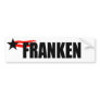 AL FRANKEN BUMPER STICKERS